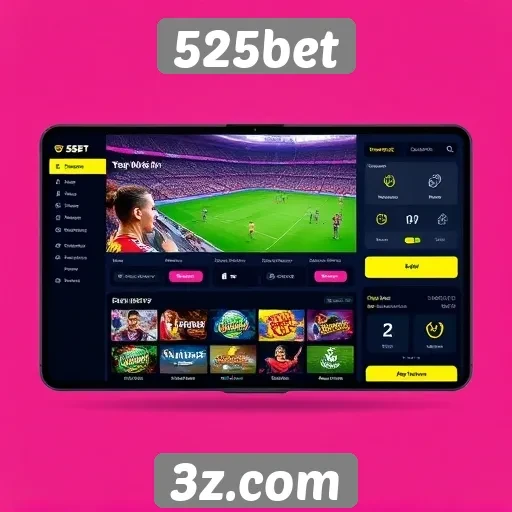 Análise da interface do usuário no 525bet